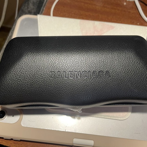 Balenciaga BB0328S green recycled acetate sunglasses new
