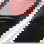  Βελούδινο κροπ τοπ με τετράγωνη λαιμόκοψη