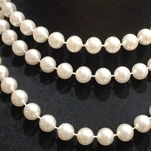 Fos Necklace Three Rows Pearls
