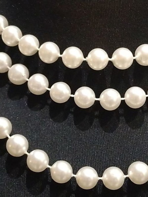 Fos Necklace Three Rows Pearls