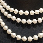Fos Necklace Three Rows Pearls