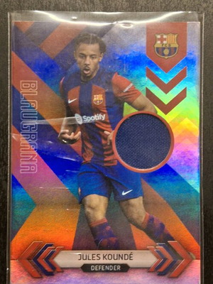 Jules Kounde Barcelona collectible card 2023-2024 new