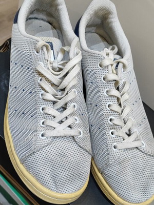 Adidas Stan Smith men's shoes size 45 1/3 used, white