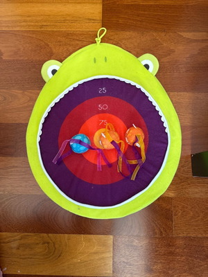 B Toys Hungry Toss Frog used