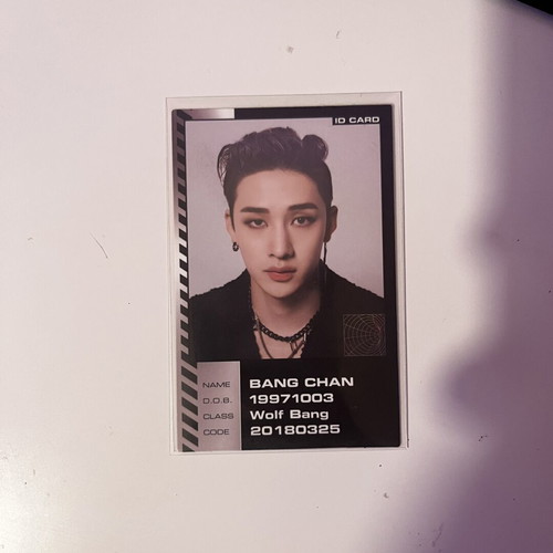 Stray Kids Bang Chan Oddinary ID photocard