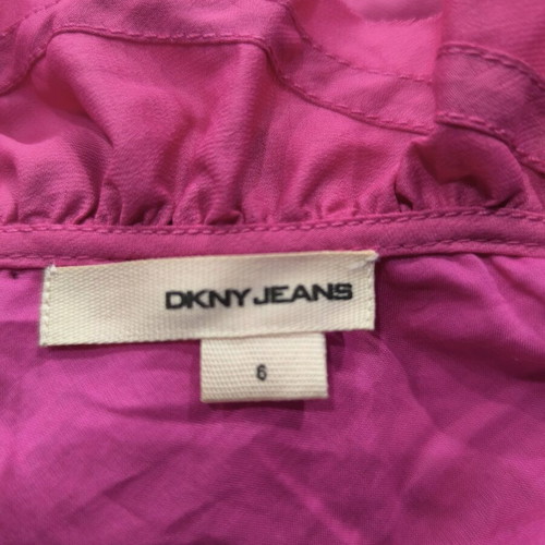 DKNY genuine cocktail summer dress size S pink like new