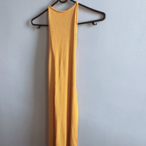 H&M yellow dress like new, size S