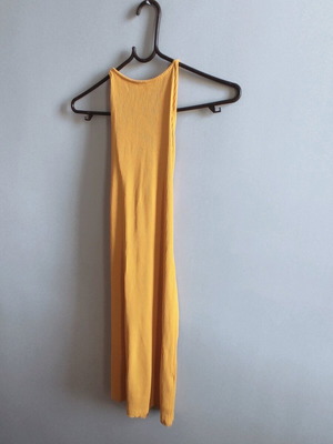 H&M yellow dress like new, size S