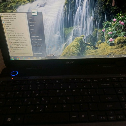 Laptop Acer Aspire 5738G μεταχειρισμένο με 4GB RAM και 256GB αποθήκευση