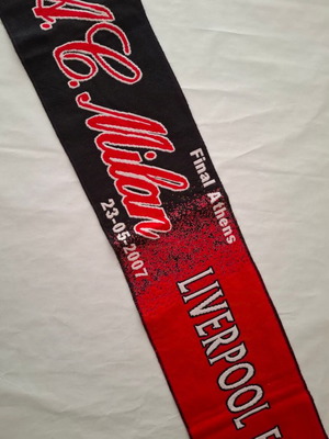 Champions League Final 2007 Scarf like new, Milan - Liverpool