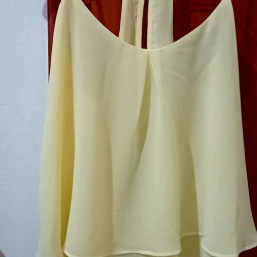 Bershka women's summer blouse like new, yellow, size M