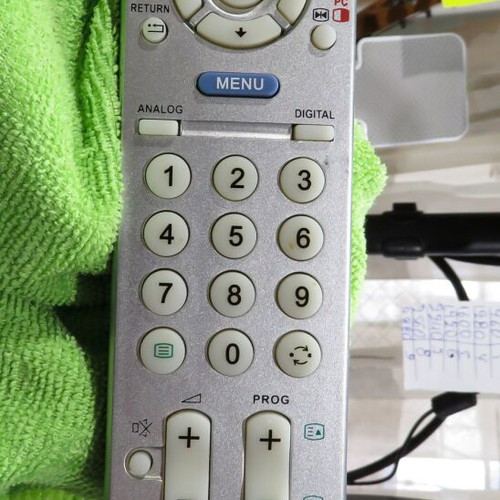 Sony RM-ED007 remote control used for Bravia TVs silver