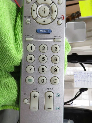 Sony RM-ED007 remote control used for Bravia TVs silver