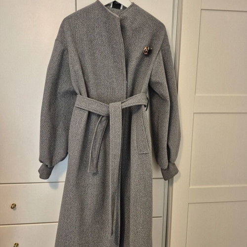 Lumina Coat One size gray long