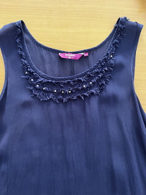 Transparent blue shirt size 4XL like new