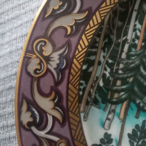 Villeroy&Boch limited edition plate like new, vintage 1980s
