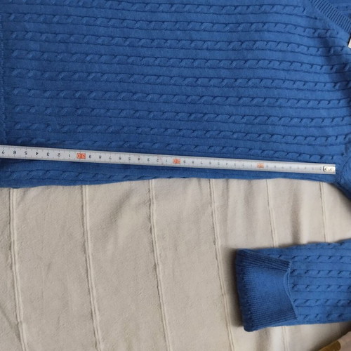 Felix Hardy cotton sweater new, medium large, blue lilac