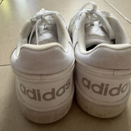Adidas white sport sneakers size 44