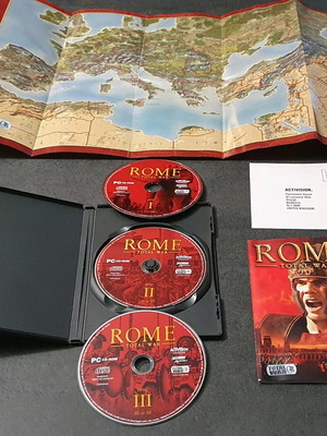 Rome Total War PC game μεταχειρισμένο 2004 με manual και χάρτη