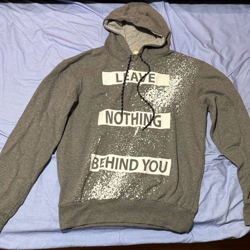 Gray hoodie sweatshirt size XL like new