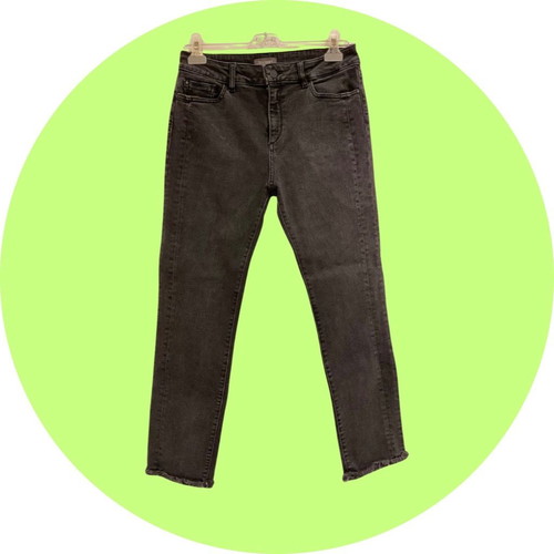 DL1961 black denim pants new, size 28, crop length