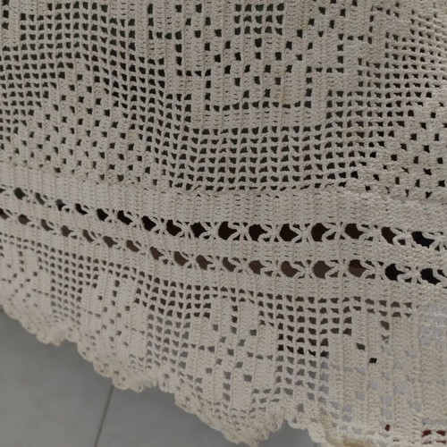 Handmade blanket, like new, 207x198 cm