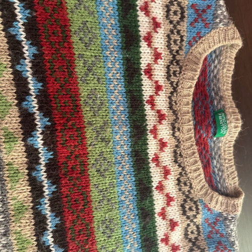 Benetton United Colors multicolor knit sweater M