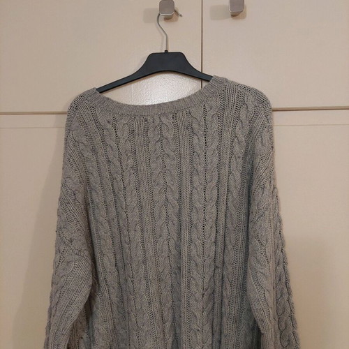 Atmosphere gray knitted sweater used, size S/M