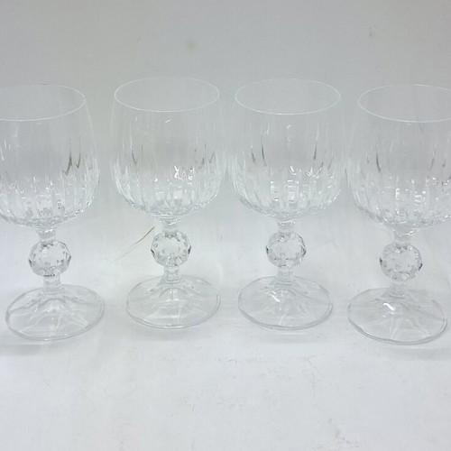 Bohemia Vintage Crystal Wine Glasses set of 6 like new