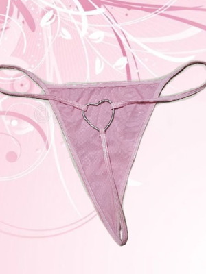 Pink thong
