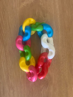 ELC baby toy like new with colorful rings