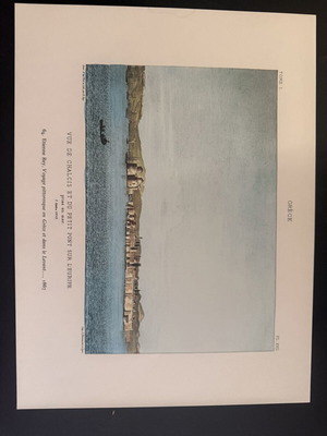 Engravings of Evia in excellent condition, about 70 pieces, various sizes A4 A3 A2
