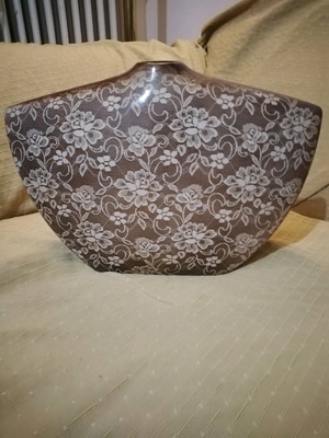Porcelain decorative vase in gondola shape, 1990s