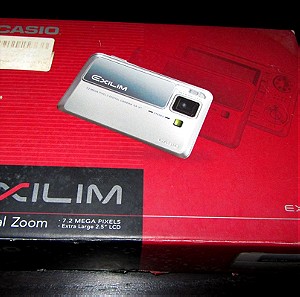 Casio Exilim EX-7 κουτι φωτογραφικης μηχανης + καλωδια