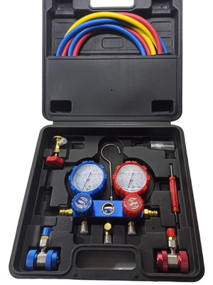 Air conditioner pressure test kit new with gauges