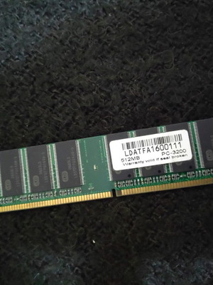 512 MB - 400 MHZ - DDR DIMM RAM