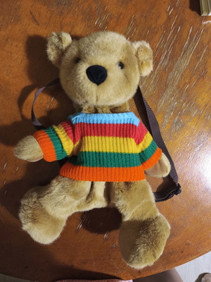 Teddy bear kids bag 40cm like new