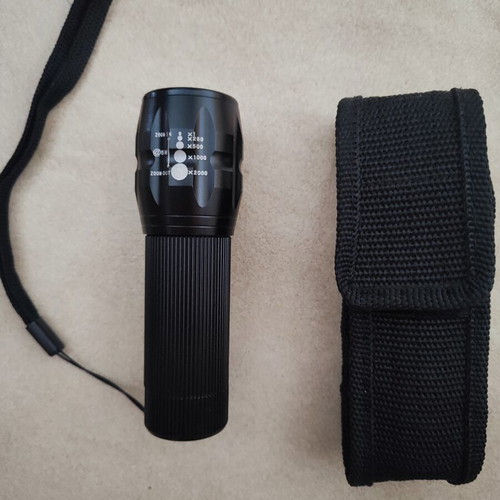 Flashlight like new with case
