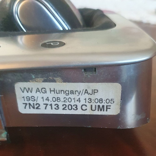 VW DSG automatic gearbox gear lever used with base