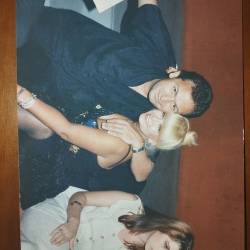 Authentic photo 22 cm with Rena Pagkrati and Stamatis Gonidis used