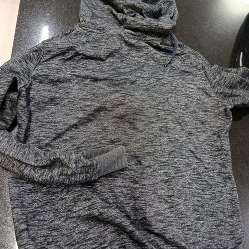 Admiral unisex grey jacket with hood like new