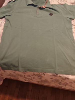 Burberry men's t-shirt XXL green like new