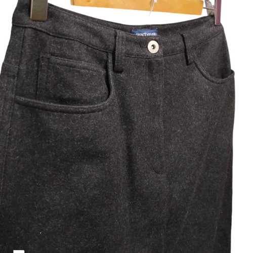 Ann Taylor winter skirt used, gray, size S