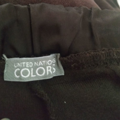 Benetton women's sweatpants new, brown velour size M