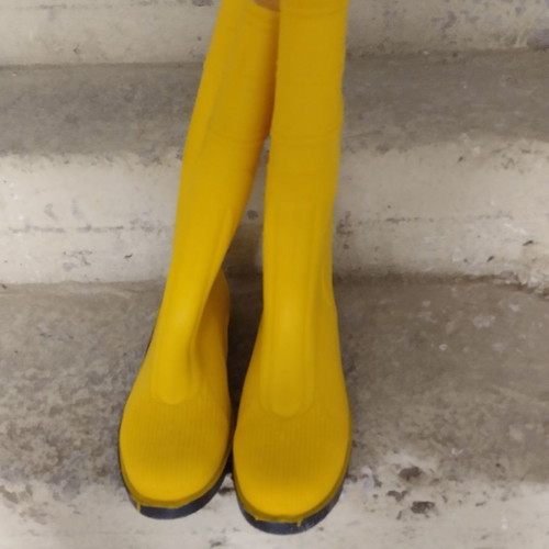 Work boots (Galotses) new, size 41, yellow