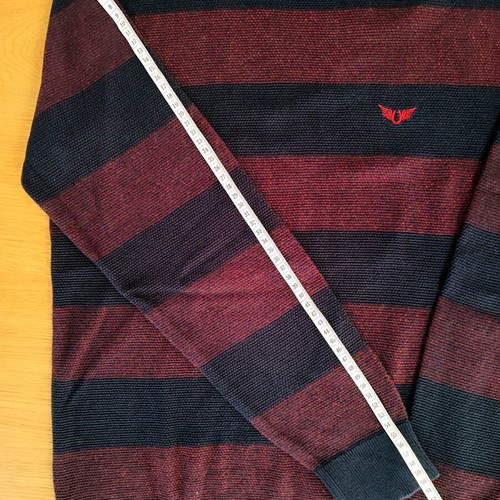 Side Effect men's sweater like new, blue and red, size M