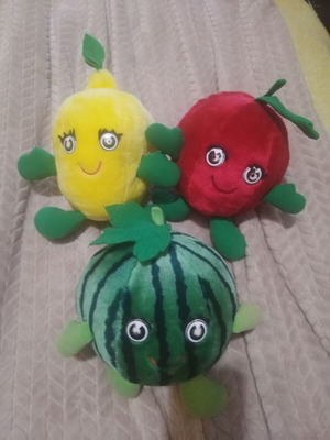 Vintage stuffed toys like new, pack of 3