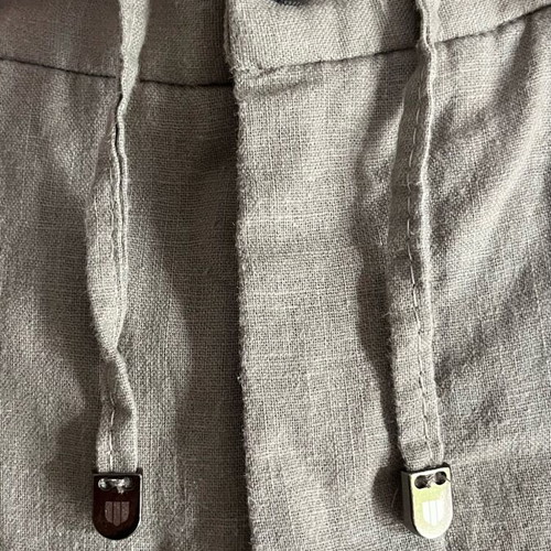 Navy & Green Linen Chinos Pants like new, beige, modern fit