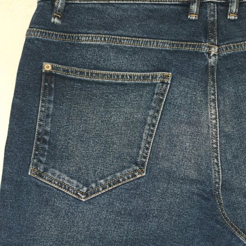 Zara denim bermuda shorts dark blue like new, size 44