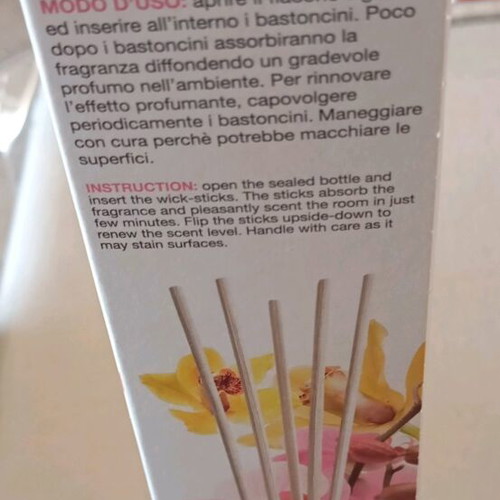 Sweet Home Collection Orchid & Vanilla Ambient Fragrance Diffuser new